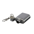 1 oz. Flask With Metal Keychain